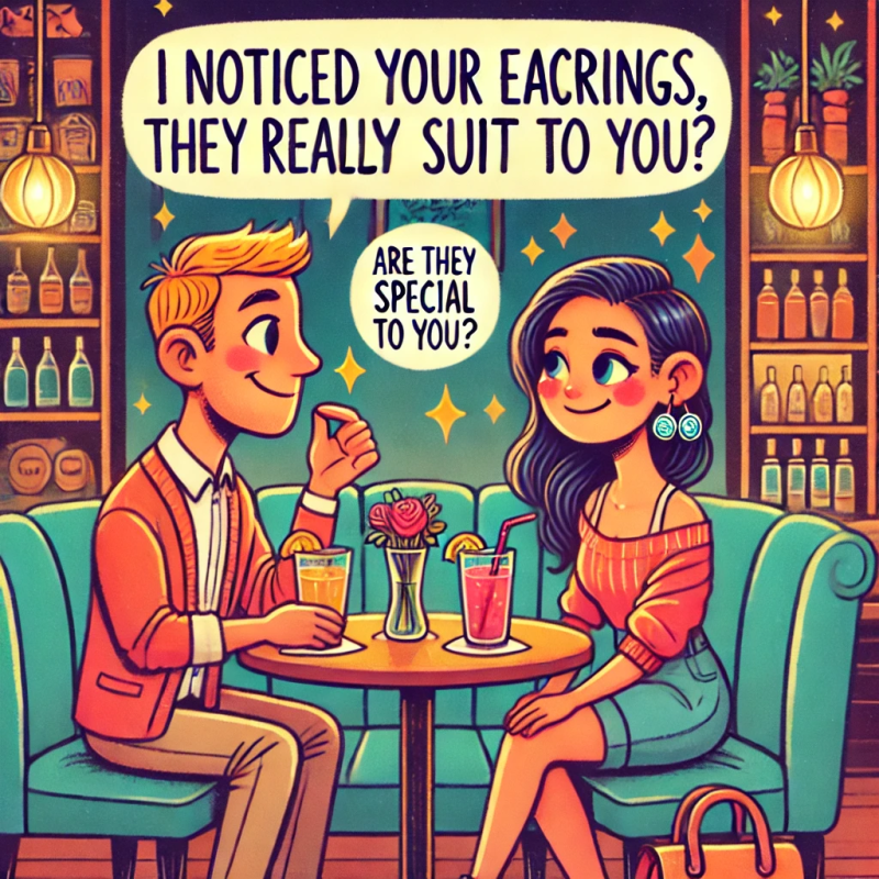 First date conversations-notice small details